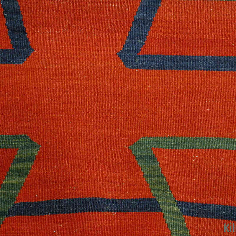 Red New Turkish Kilim Rug - K0000916