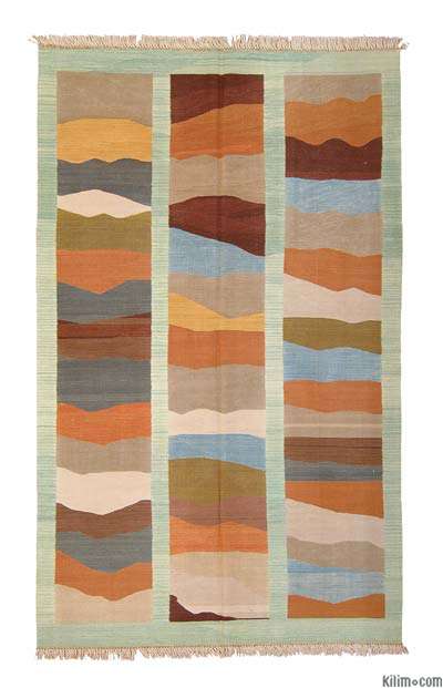 Çok Renkli Yeni El Dokuma Kilim