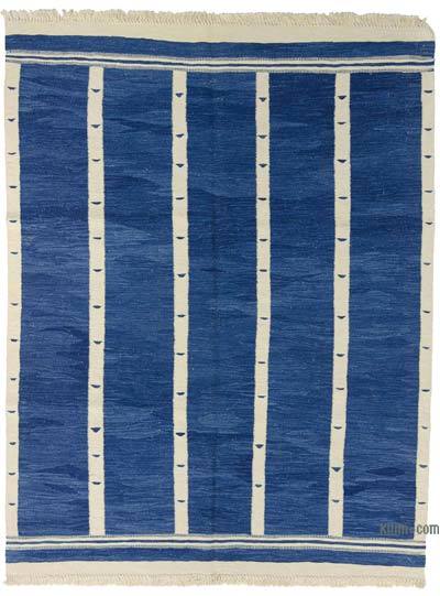 Blue New Turkish Kilim Rug