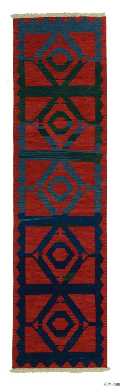 Kırmızı Yeni Kök Boya Kilim Yolluk