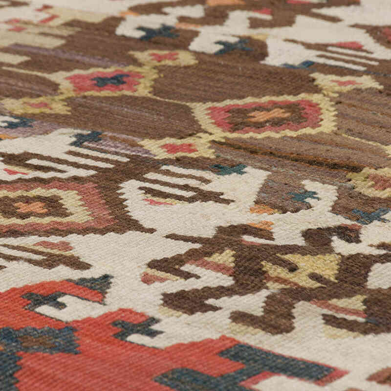 Çok Renkli Antika Hotamış Kilimi - 189 cm x 424 cm - K0007937