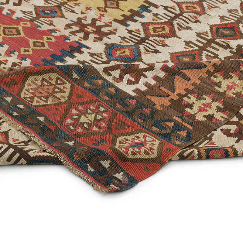 Çok Renkli Antika Hotamış Kilimi - 189 cm x 424 cm - K0007937