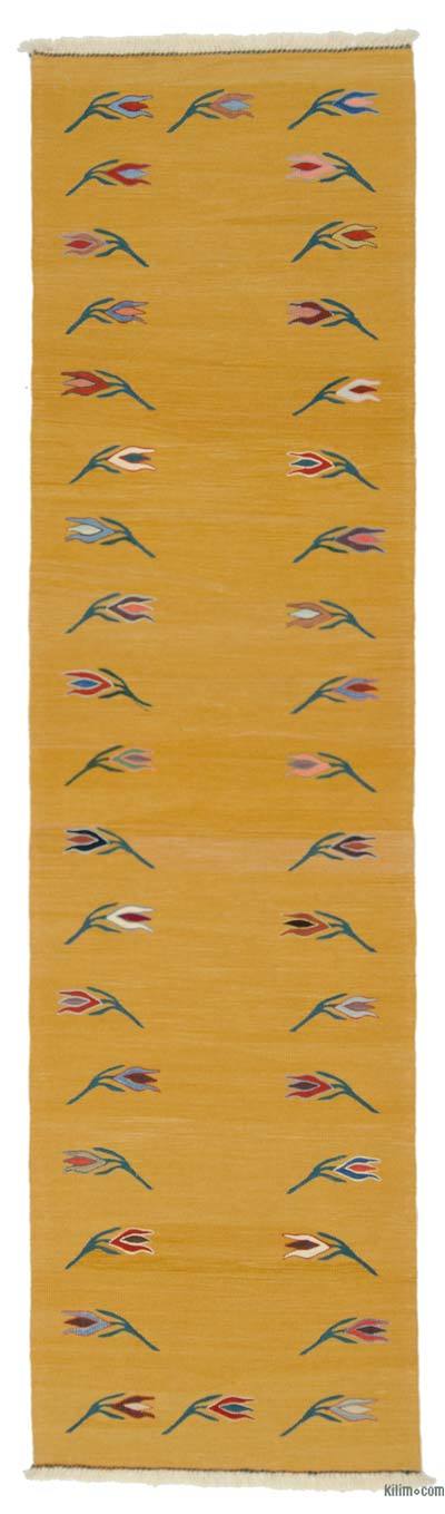 Yeni Kök Boya Kilim Yolluk - 93 cm x 340 cm