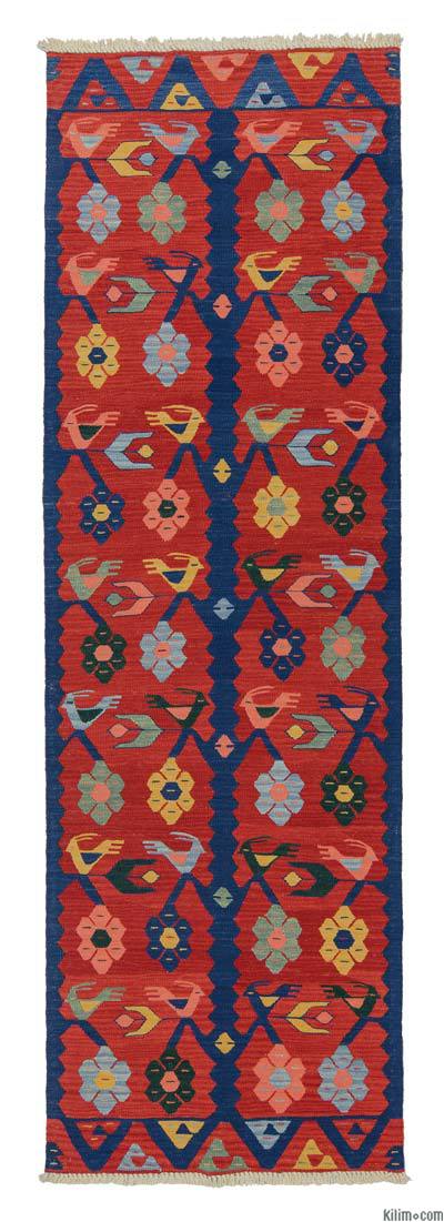 Kırmızı Yeni Kök Boya Kilim Yolluk