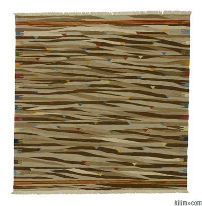 Nueva Alfombra Turca Kilim - 199 cm x 198 cm