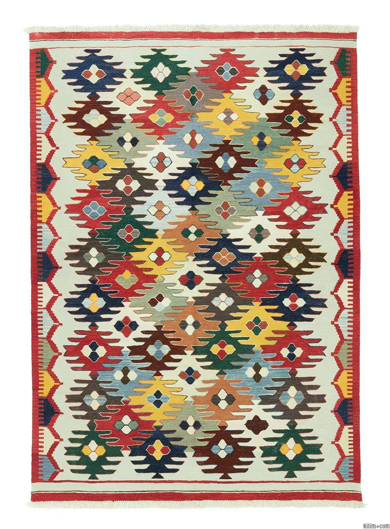 Multicolor New Turkish Kilim Rug - K0008678