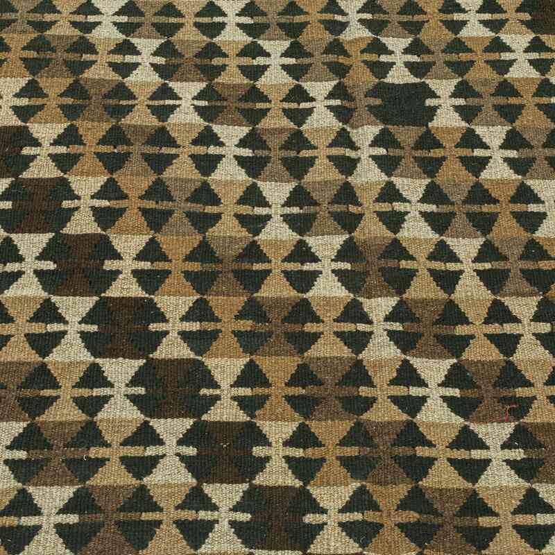 Kahverengi Yeni El Dokuma Kilim - K0008680