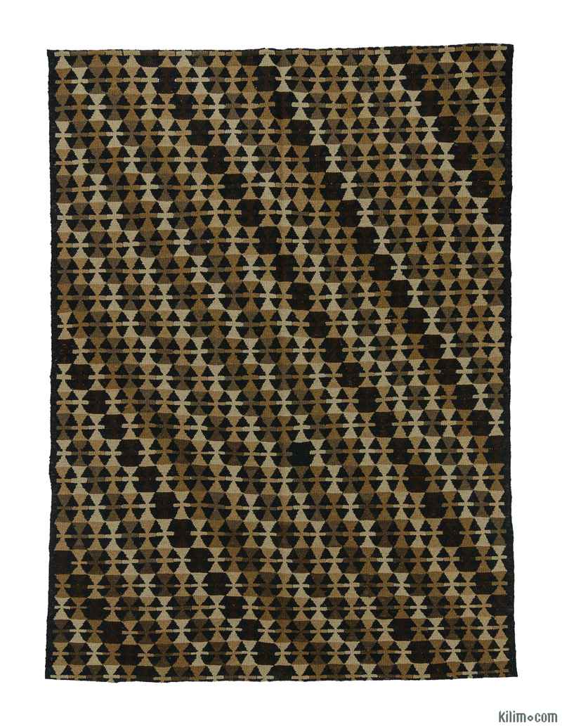 Kahverengi Yeni El Dokuma Kilim - K0008680