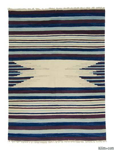 New Handwoven Turkish Kilim Rug - 5' 11" x 7' 11" (71" x 95")
