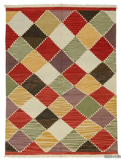 Multicolor Nueva Alfombra Turca Kilim