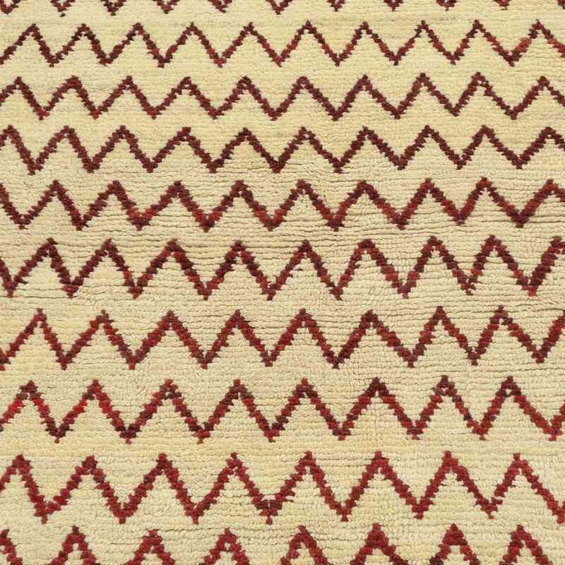 New Moroccan Style Hand-Knotted Tulu Rug - 4' 6" x 5' 8" (54" x 68") - K0008990