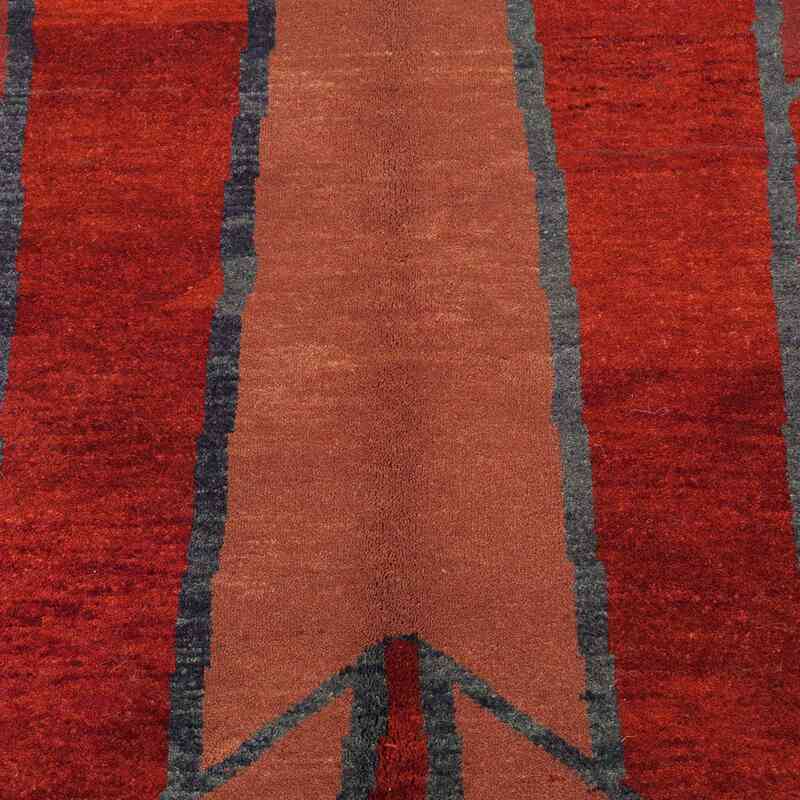 Red New Turkish Pile Rug - K0009016