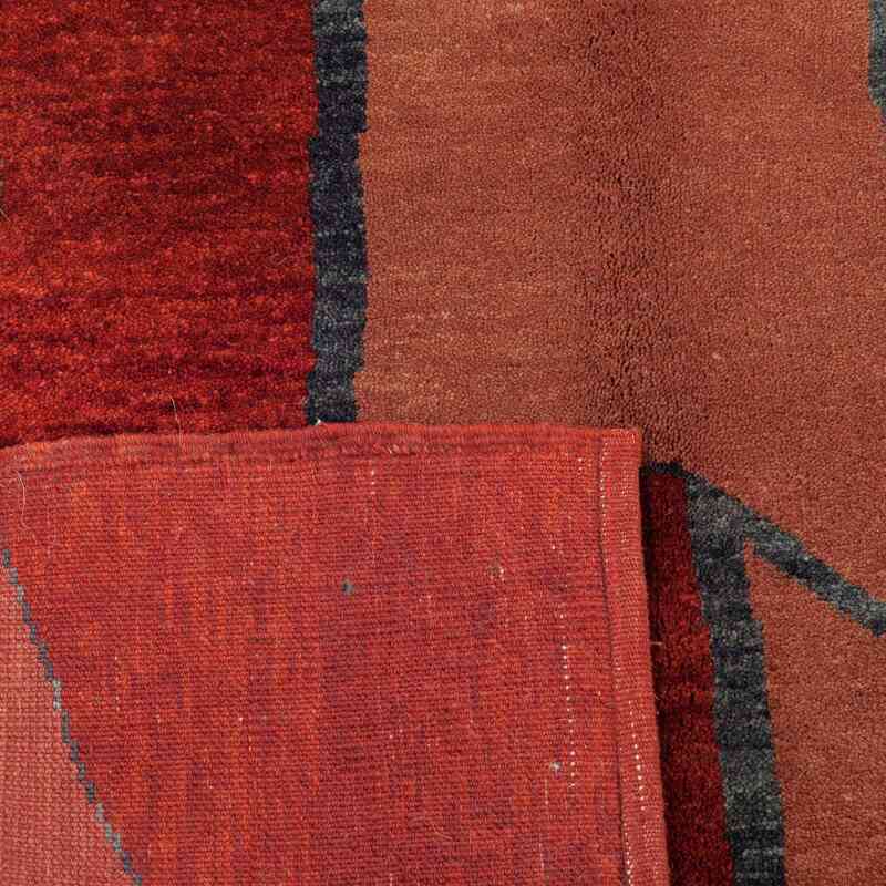 Red New Turkish Pile Rug - K0009016