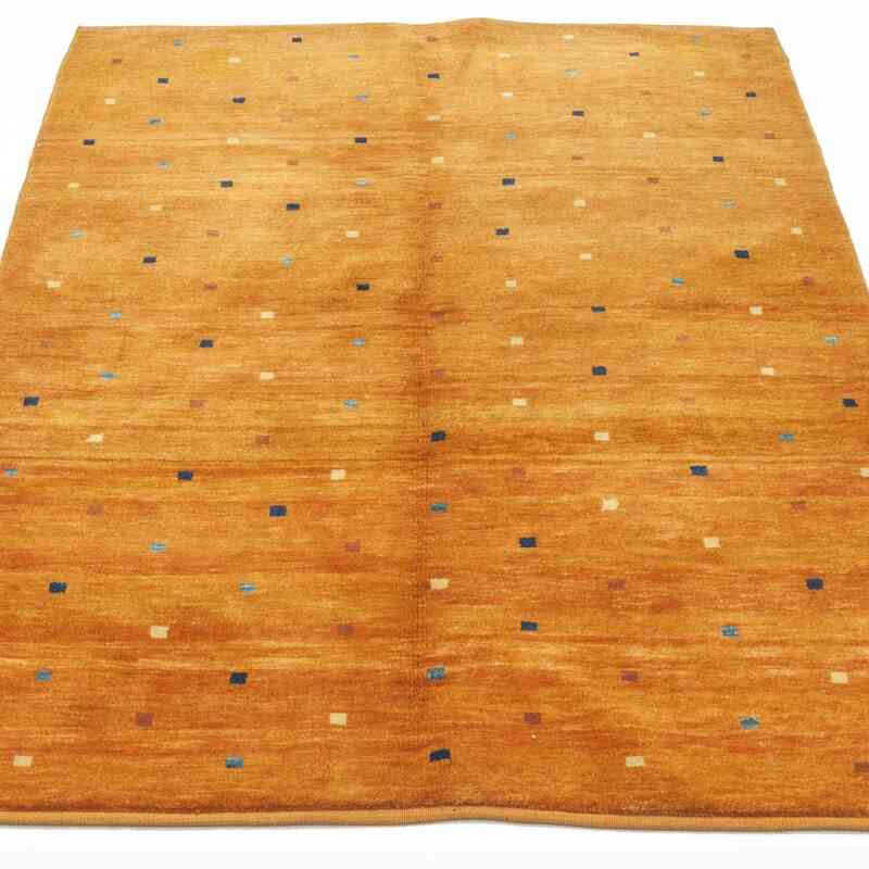 Amarillo Nueva Alfombra Turca De Pila - K0009018