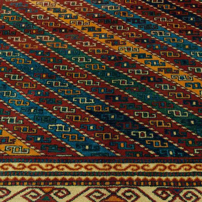 Multicolor New Turkish Pile Rug - 4' 8" x 5' 4" (56" x 64") - K0009023