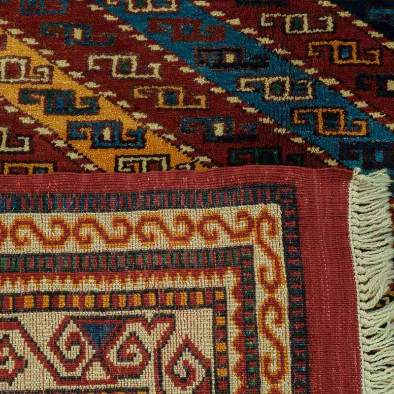 Multicolor New Turkish Pile Rug - 4' 8" x 5' 4" (56" x 64") - K0009023