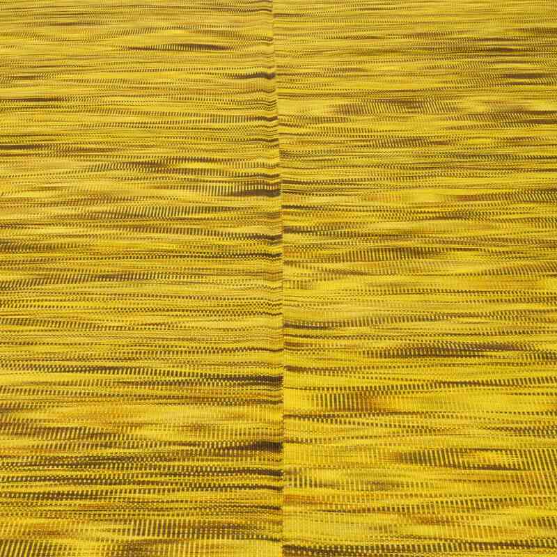 Yellow Neo Caspian Kilim Rug - 9' 10" x 12' 11" (118" x 155") - K0010532