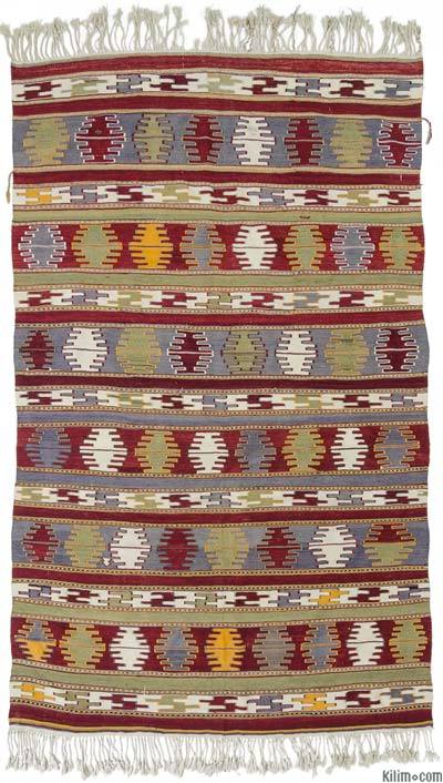 Çok Renkli Afyon Kilimi - 162 cm x 265 cm