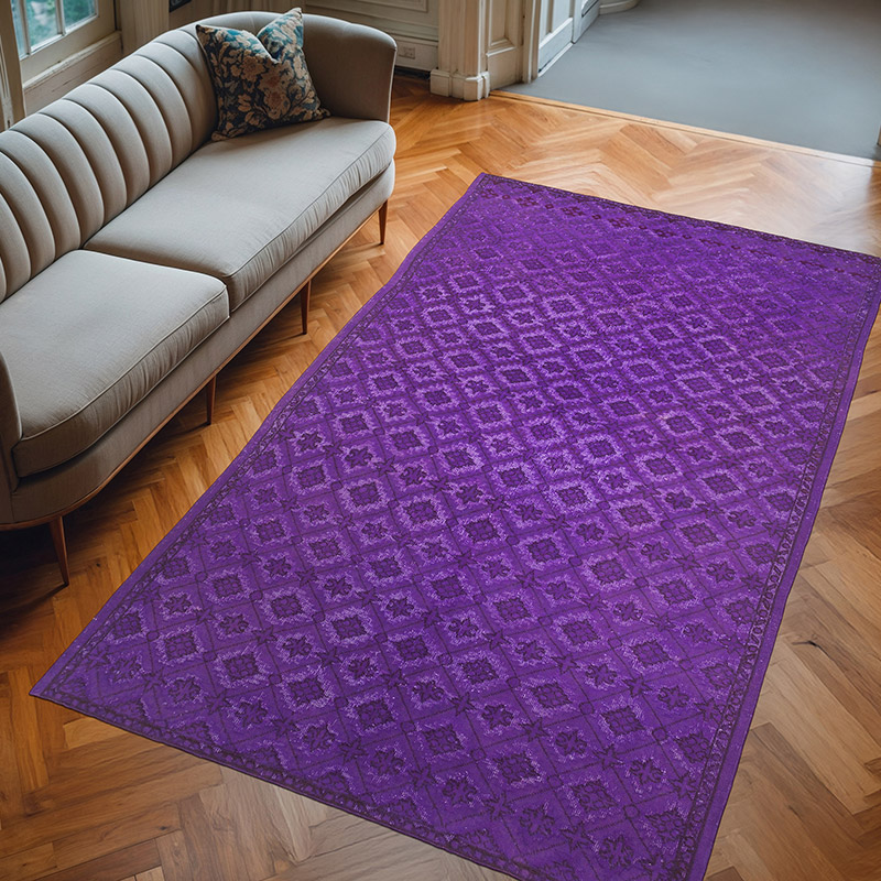 Alfombra Tallada A Mano Sobre Teñida - 175 cm x 283 cm - K0010625