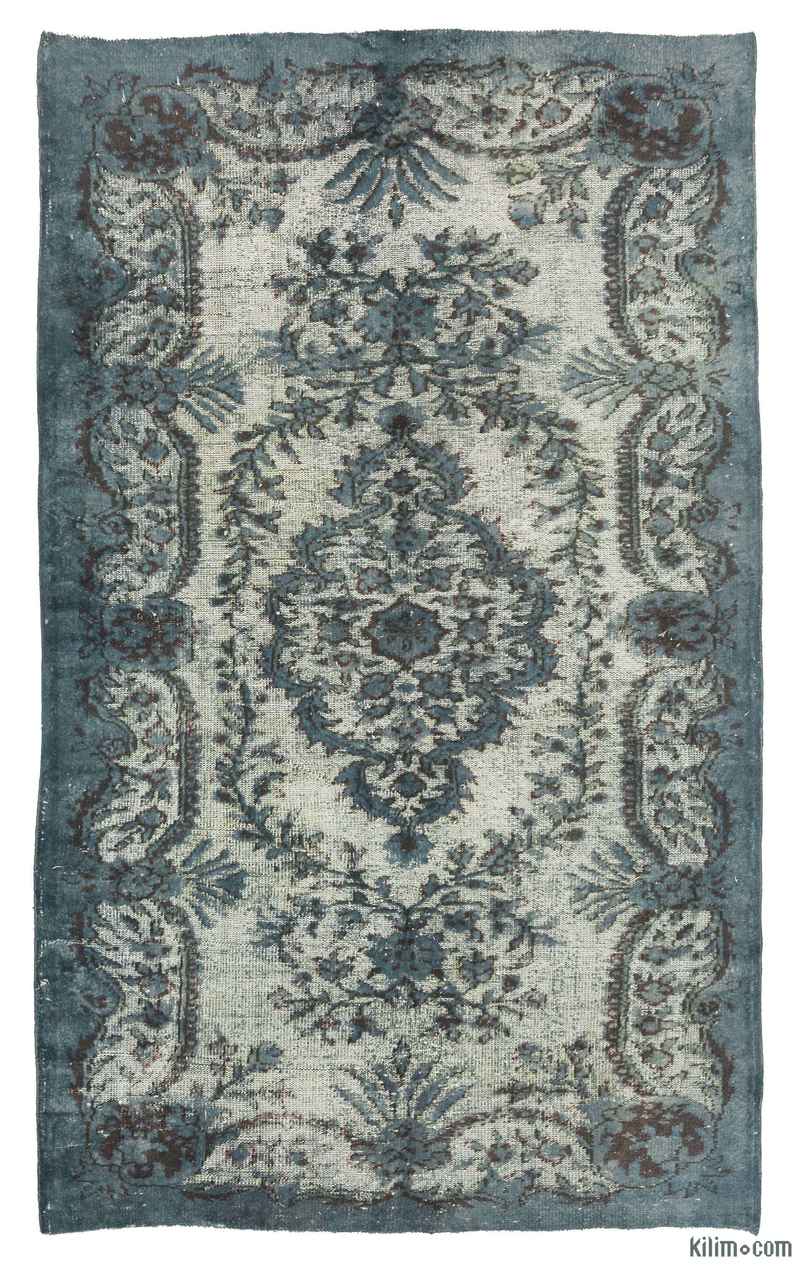 Hand Carved Over-Dyed Rug - 5' 8" x 9' 3" (68" x 111") - K0010632