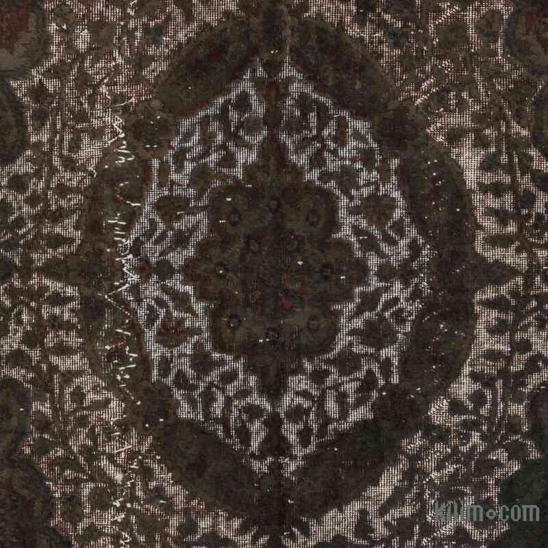 Hand Carved Over-Dyed Rug - 5' 7" x 9'  (67" x 108") - K0010640