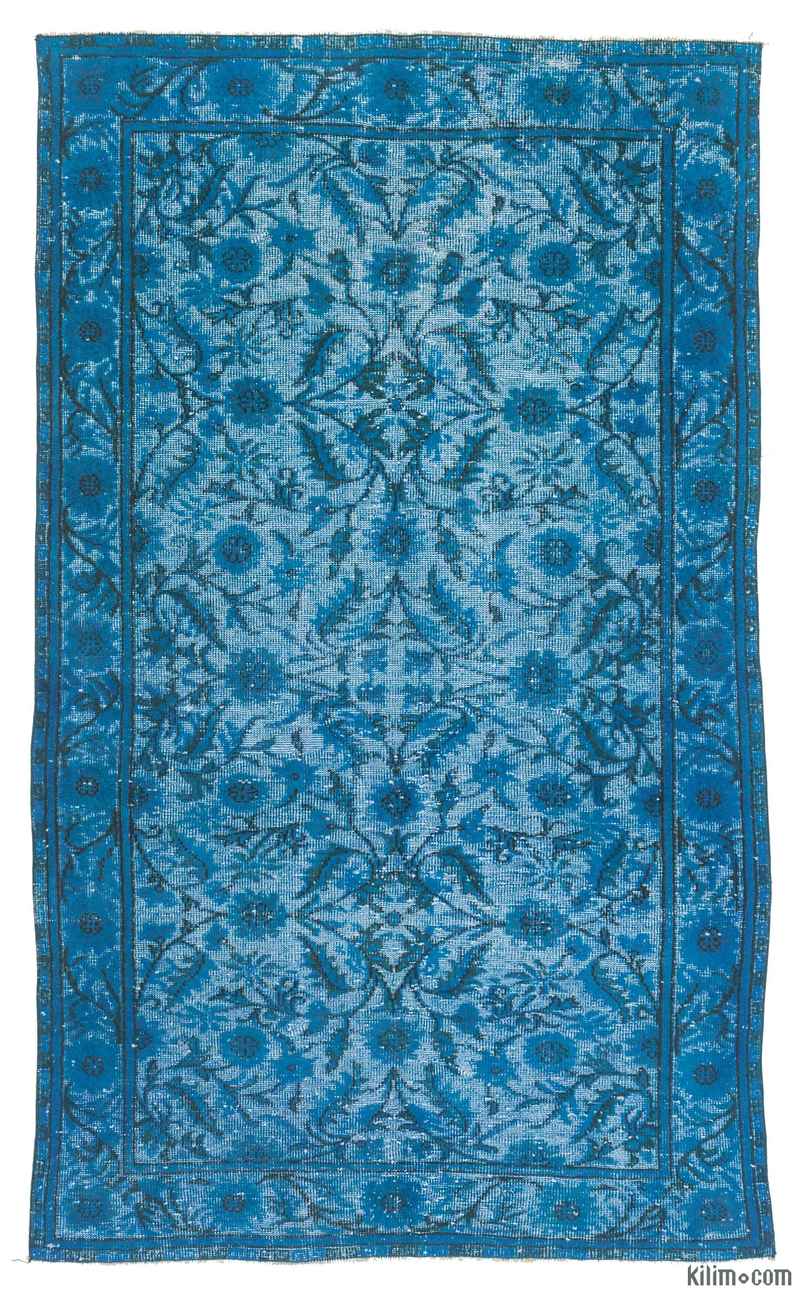 Hand Carved Over-Dyed Rug - 5' 2" x 8' 9" (62" x 105") - K0010656