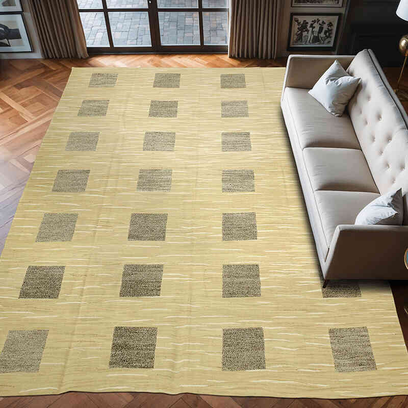 Alfombra Kilim Old Yarn - 302 cm x 404 cm - K0010704