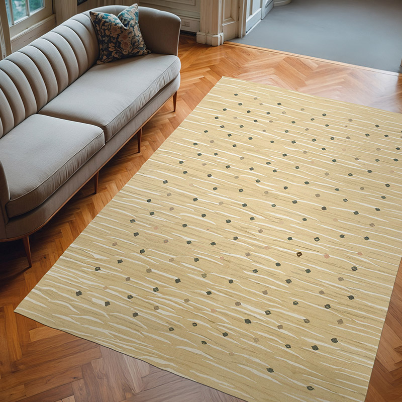 Alfombra Kilim Old Yarn - 195 cm x 285 cm - K0010713