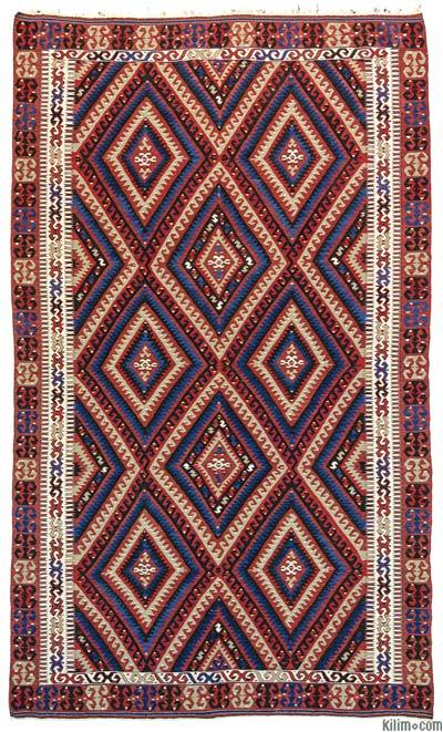 Çok Renkli Fethiye Kilimi - 178 cm x 300 cm