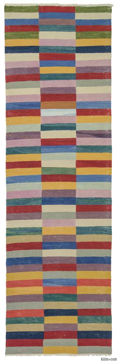 Multicolor Nuevo Kilim Turco De Pasillo