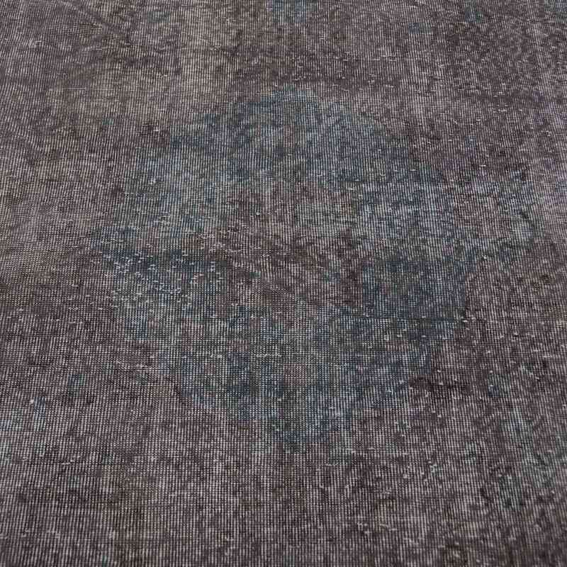 Grey Over-dyed Turkish Vintage Rug - 6' 4" x 10' 3" (76" x 123") - K0011631