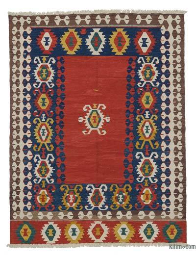 Çok Renkli Yeni Kök Boya El Dokuma Kilim - 157 cm x 205 cm