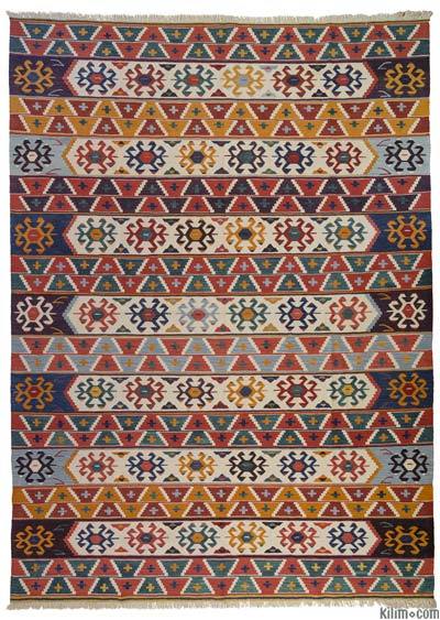 Multicolor New Handwoven Turkish Kilim Rug