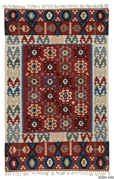Kırmızı Yeni El Dokuma Kilim