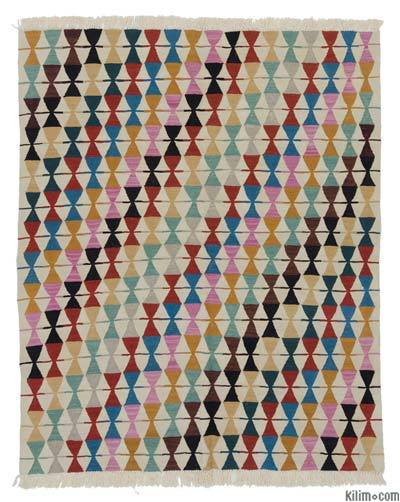 Çok Renkli Yeni El Dokuma Kilim