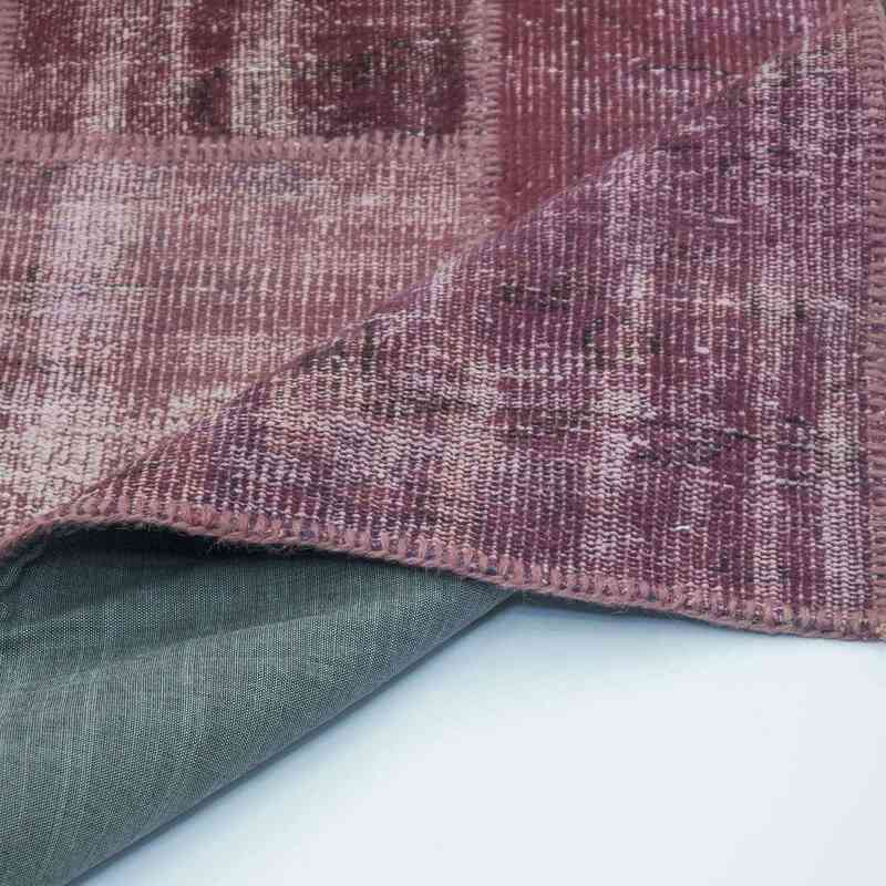 Purple Patchwork Hand-Knotted Turkish Rug - 8' 2" x 10'  (98" x 120") - K0018708