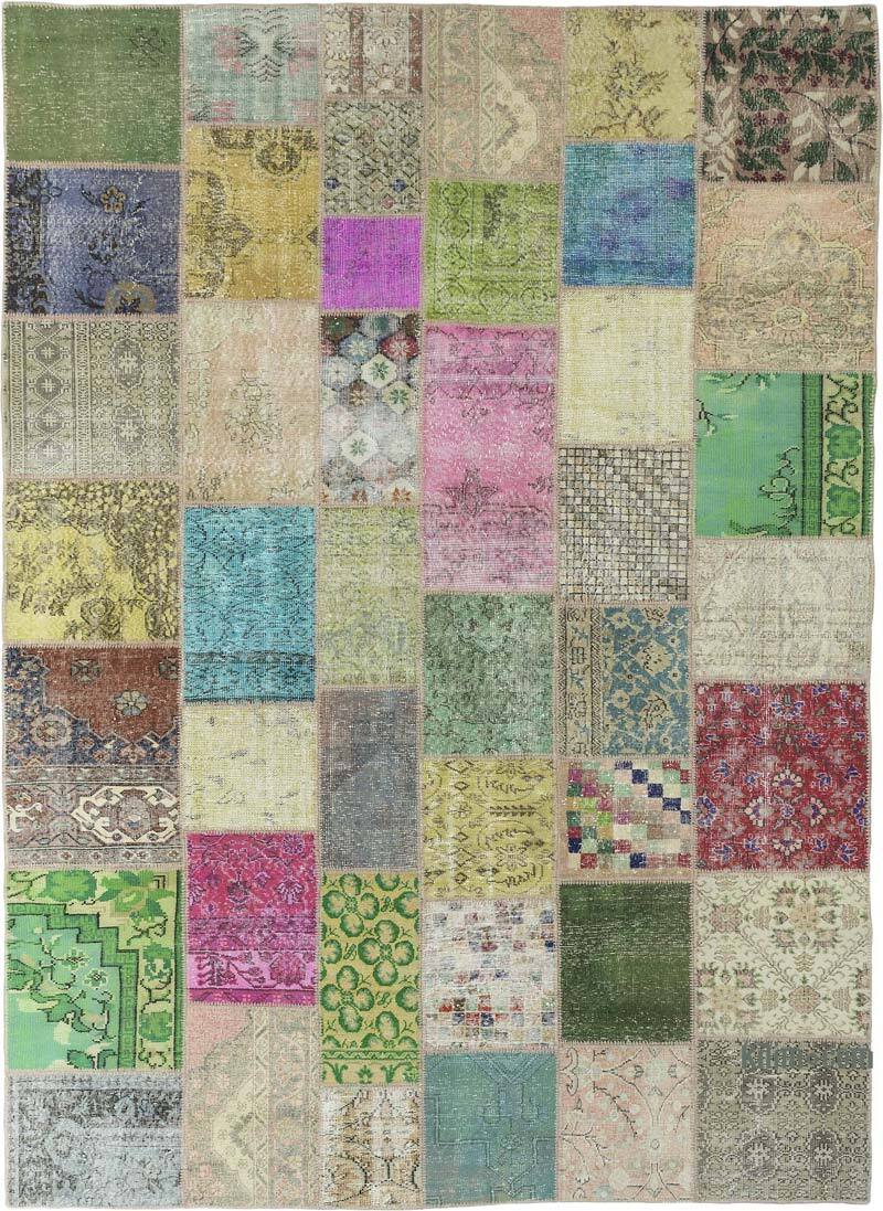 Çok Renkli Patchwork Halı - 256 cm x 351 cm - K0018722