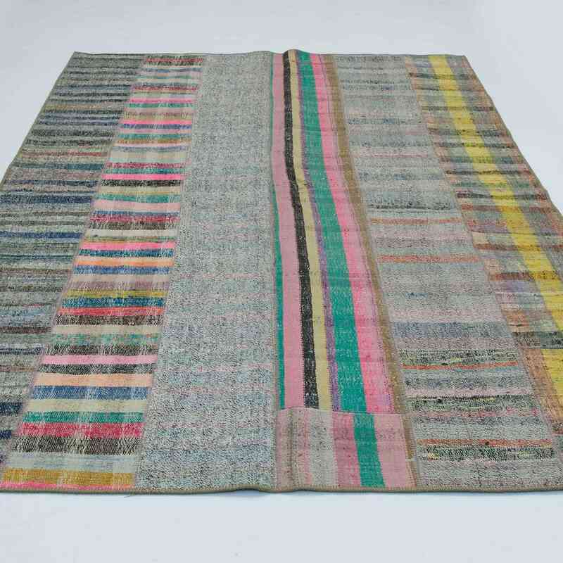 Multicolor Alfombra Turca Chaput De Retazos - 177 cm x 270 cm - K0020292