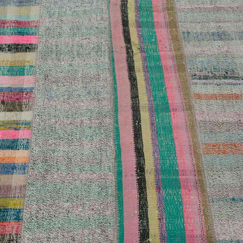 Multicolor Patchwork Kilim Rug - 5' 10" x 8' 10" (70" x 106") - K0020292