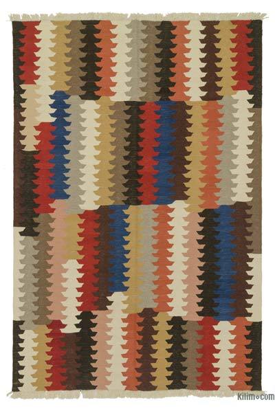 Multicolor Nueva Alfombra Turca Kilim - 179 cm x 271 cm
