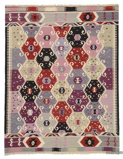Multicolor Nueva Alfombra Turca Kilim