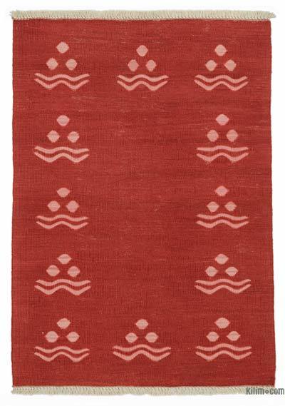 Kırmızı Yeni El Dokuma Kilim