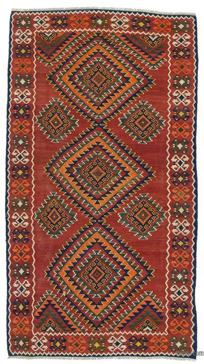Kırmızı Antika Şahseven Kilim - 163 cm x 298 cm