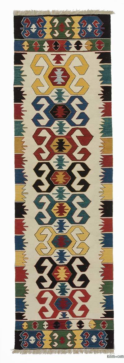Çok Renkli Yeni Kök Boya Yolluk Kilim - 81 cm x 284 cm