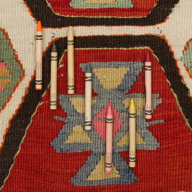 Rojo Alfombra Vintage Mut Kilim - 162 cm x 280 cm - K0027360