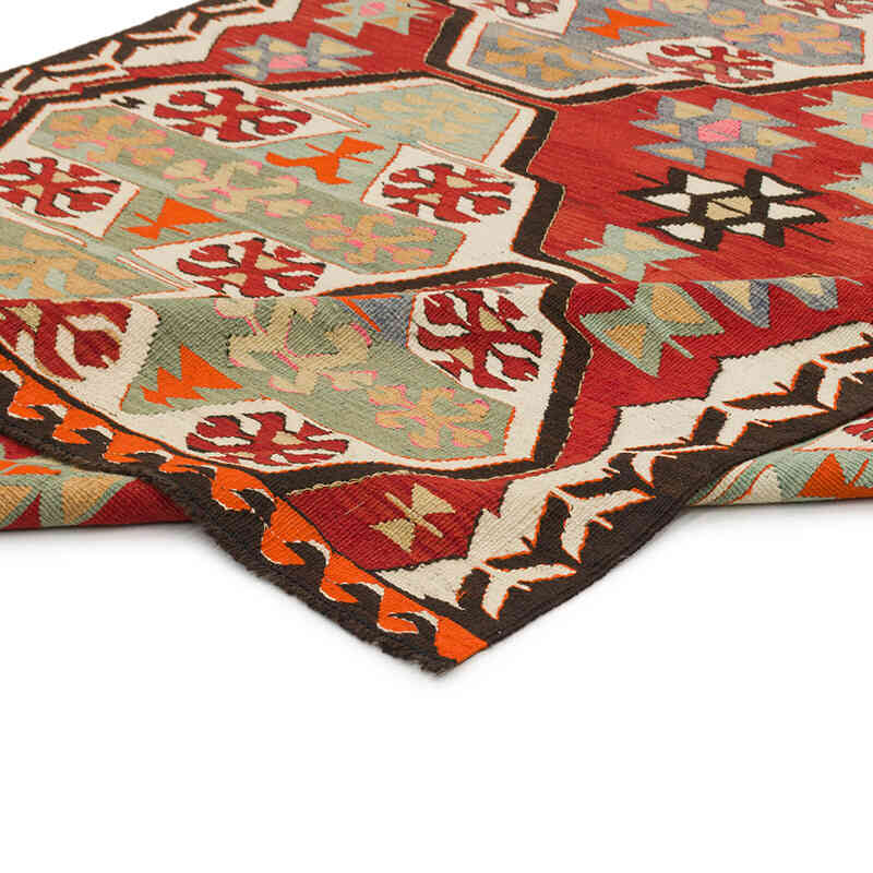 Rojo Alfombra Vintage Mut Kilim - 162 cm x 280 cm - K0027360