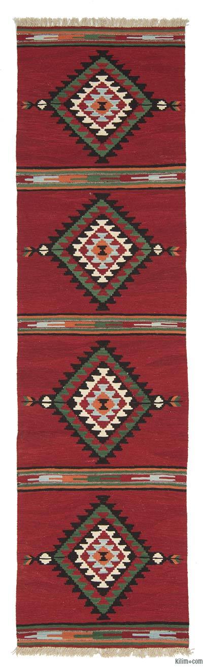 Kırmızı Yeni Kök Boya Yolluk Kilim