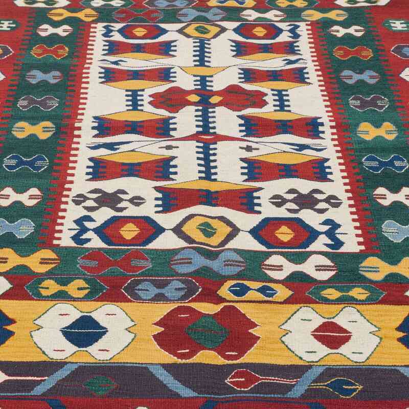 Multicolor New Handwoven Turkish Kilim Rug - 6'  x 8' 11" (72" x 107") - K0027685