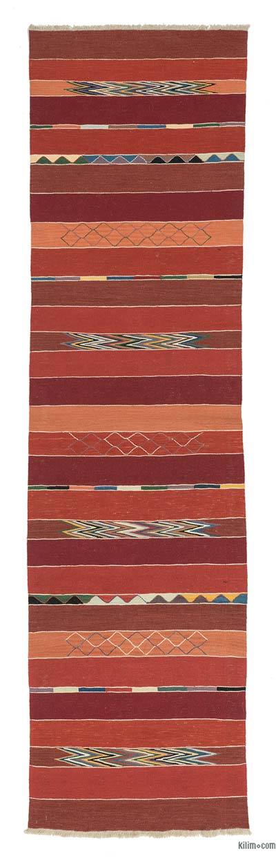 Kırmızı Yeni Kök Boya Yolluk Kilim