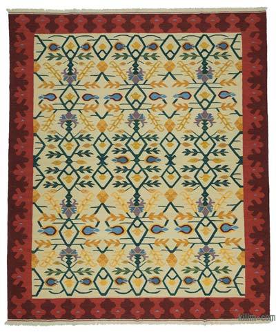 Multicolor New Handwoven Turkish Kilim Rug